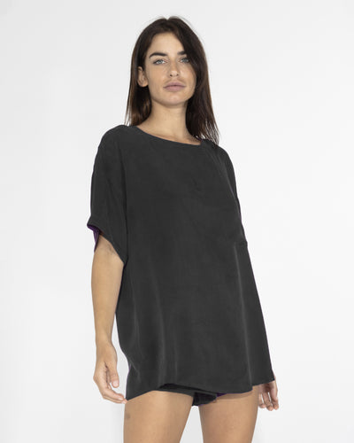 niLuu Women's T-Shirt MIKA NOIR Size M