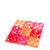 TIC TAC TOE Mini CAPRI Pink, Orange, Red 8 inches by 8 inches