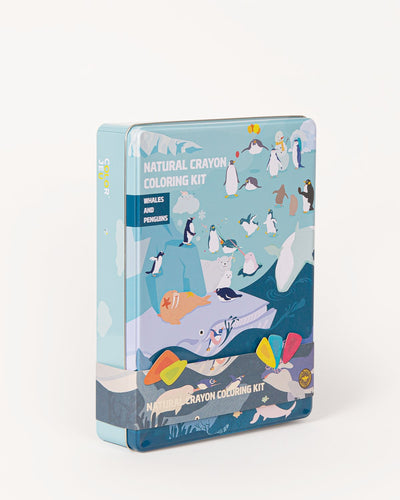 COLOR JEUColoring Kit PARTY SET Whales and Penguins
