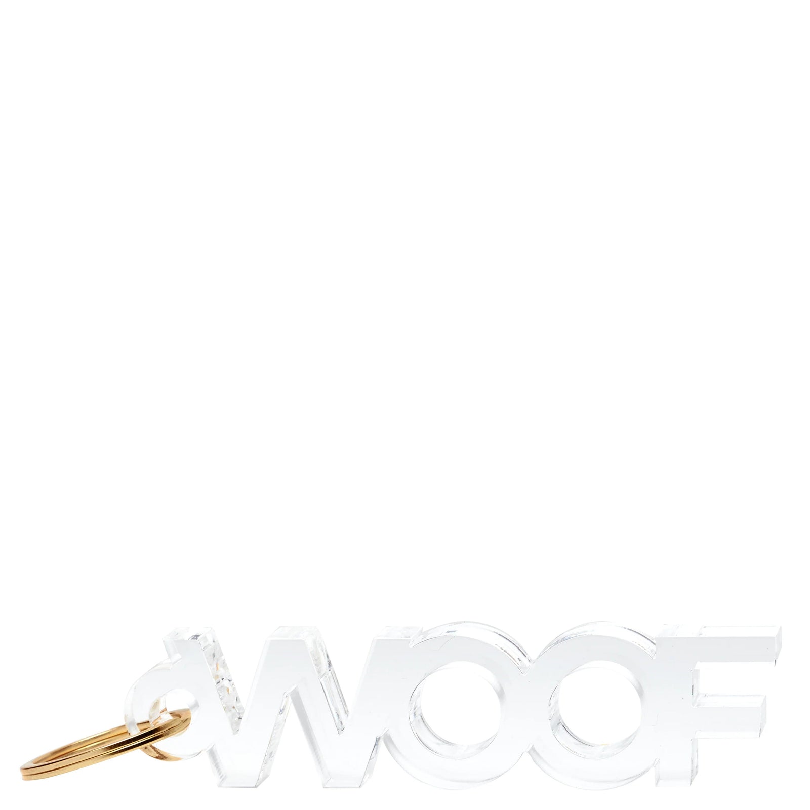 Tara Wilson Designs Keychain WOOF 1" h