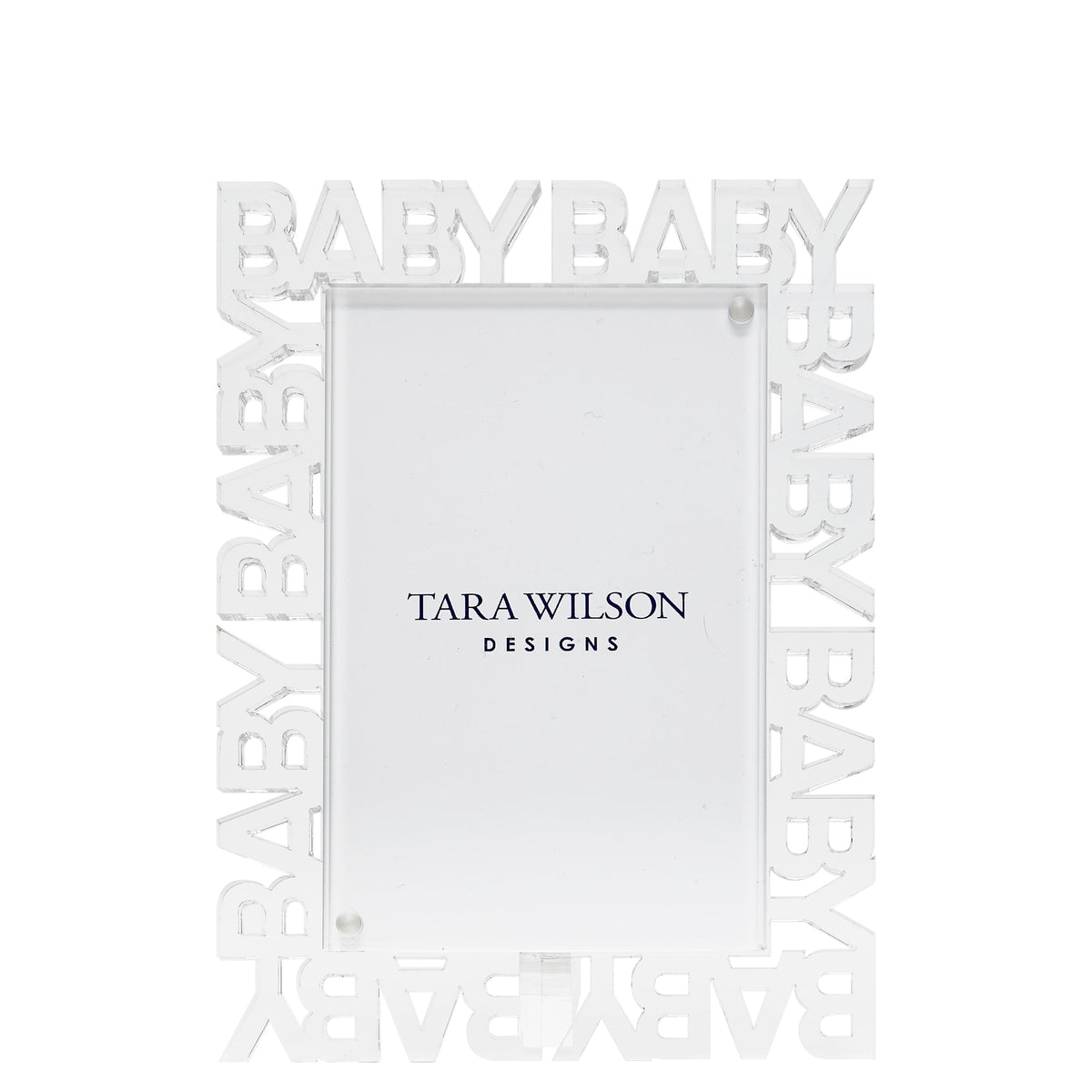 Tara Wilson Designs Frame WORD BABY 6" x 8" for Photo Size 4" x 6"