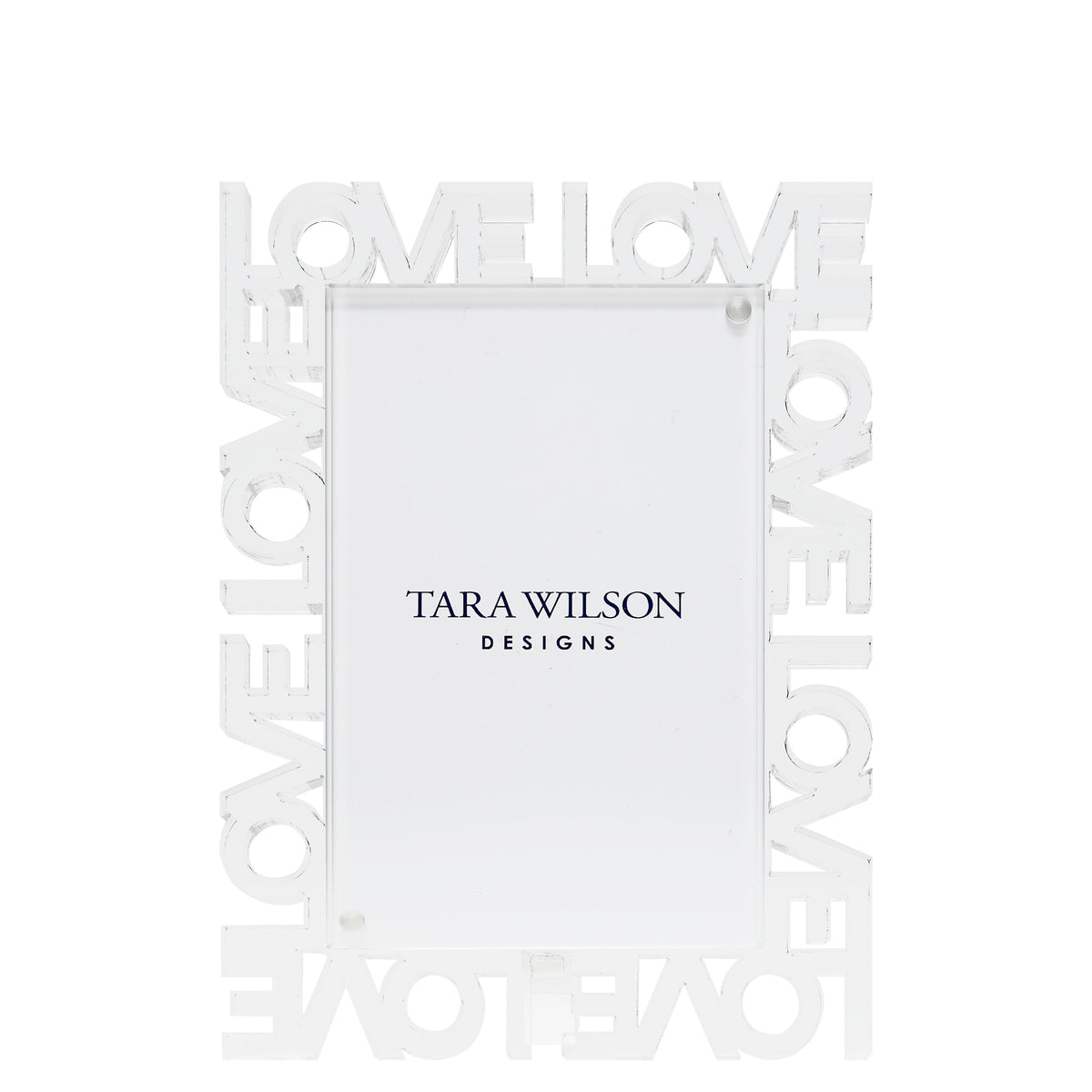 Tara Wilson Designs Frame WORD LOVE 6" x 8" for Photo Size 4" x 6"