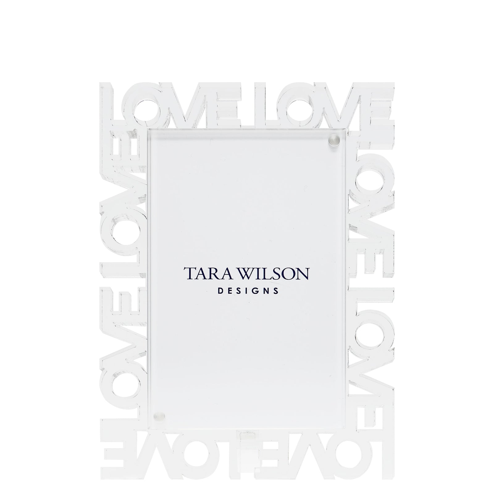 Tara Wilson Designs Frame WORD LOVE 6" x 8" for Photo Size 4" x 6"