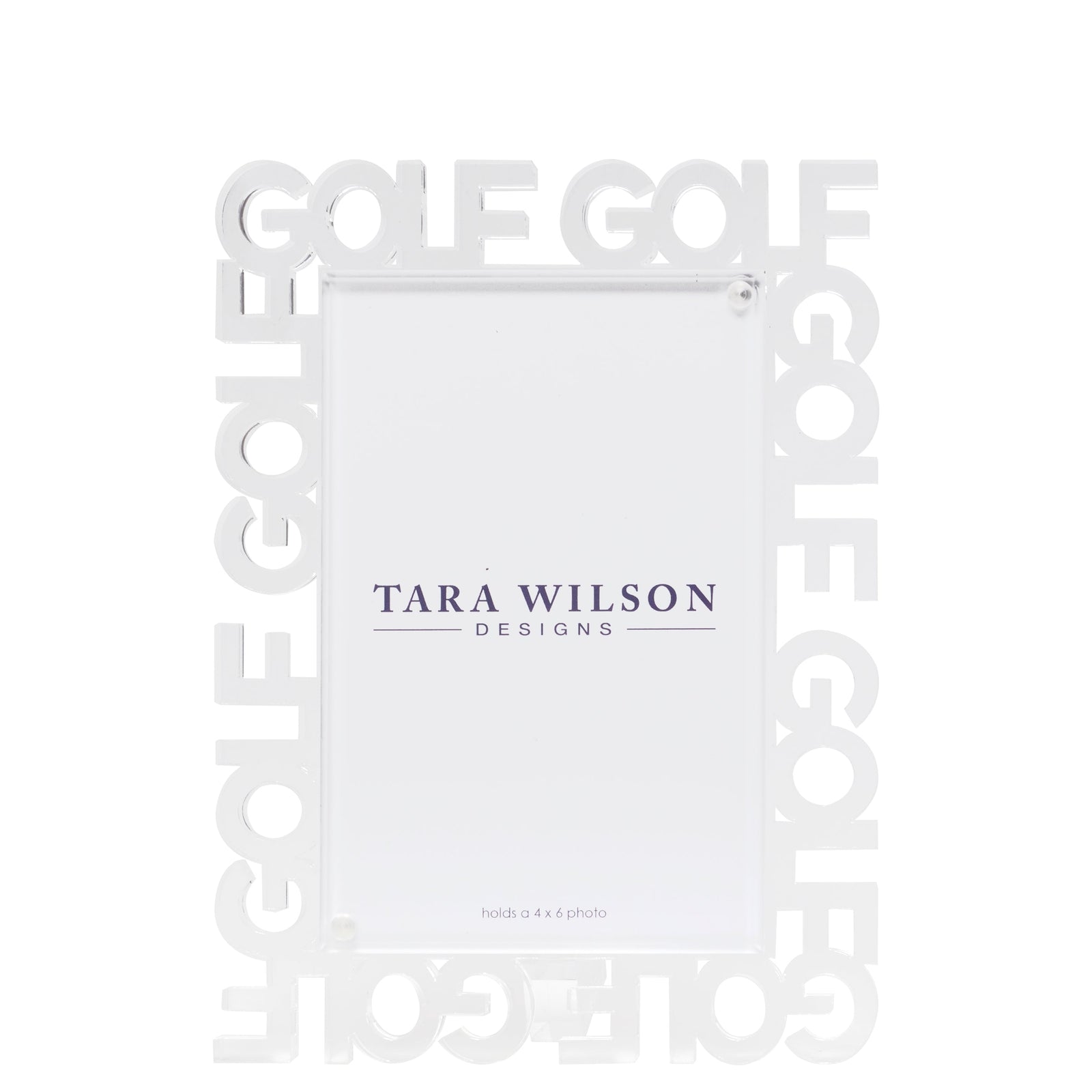 Tara Wilson Designs Frame WORD GOLF 6" x 8" for Photo Size 4" x 6"