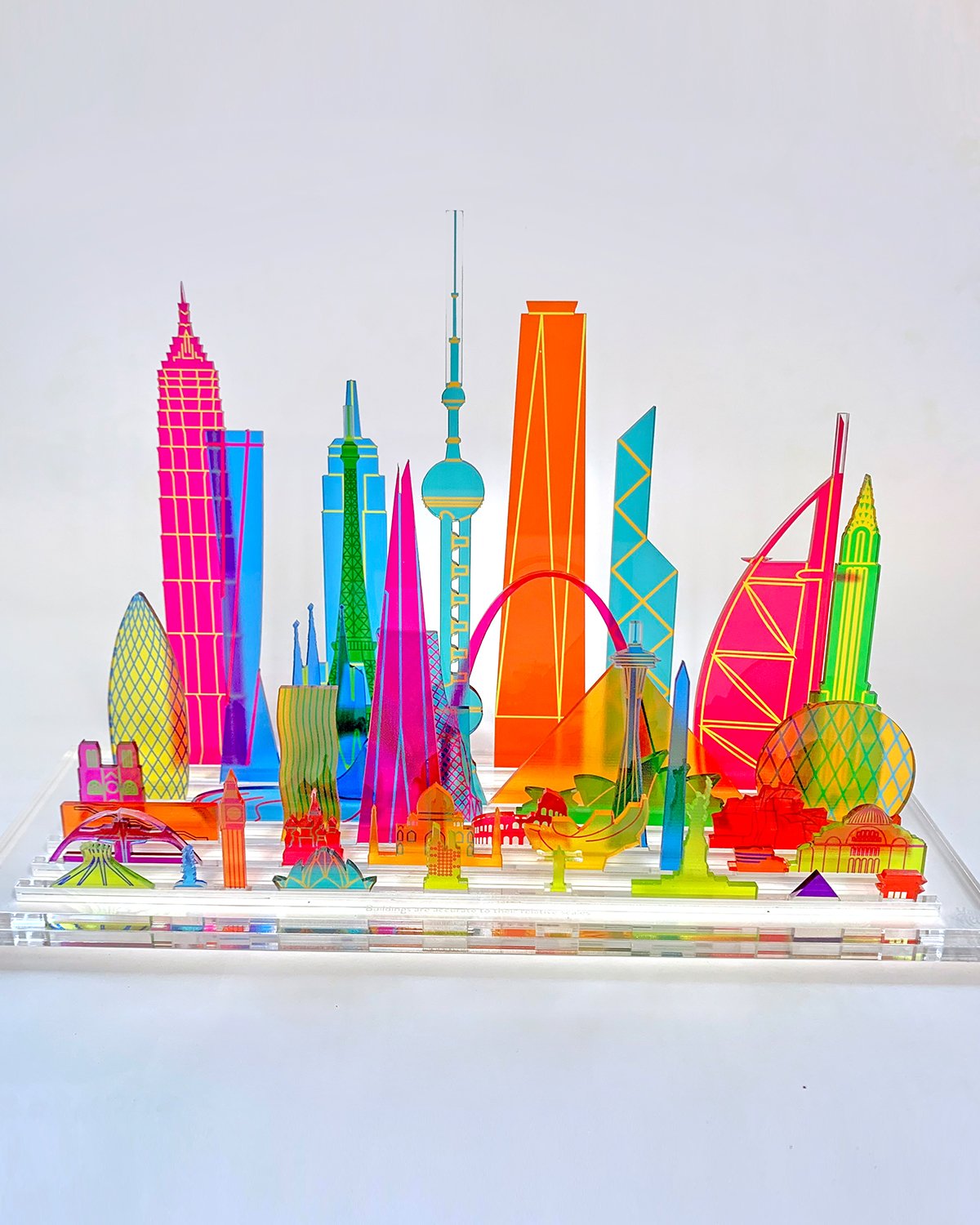 Sculpture ICONIC STRUCTURES Translucent Modular