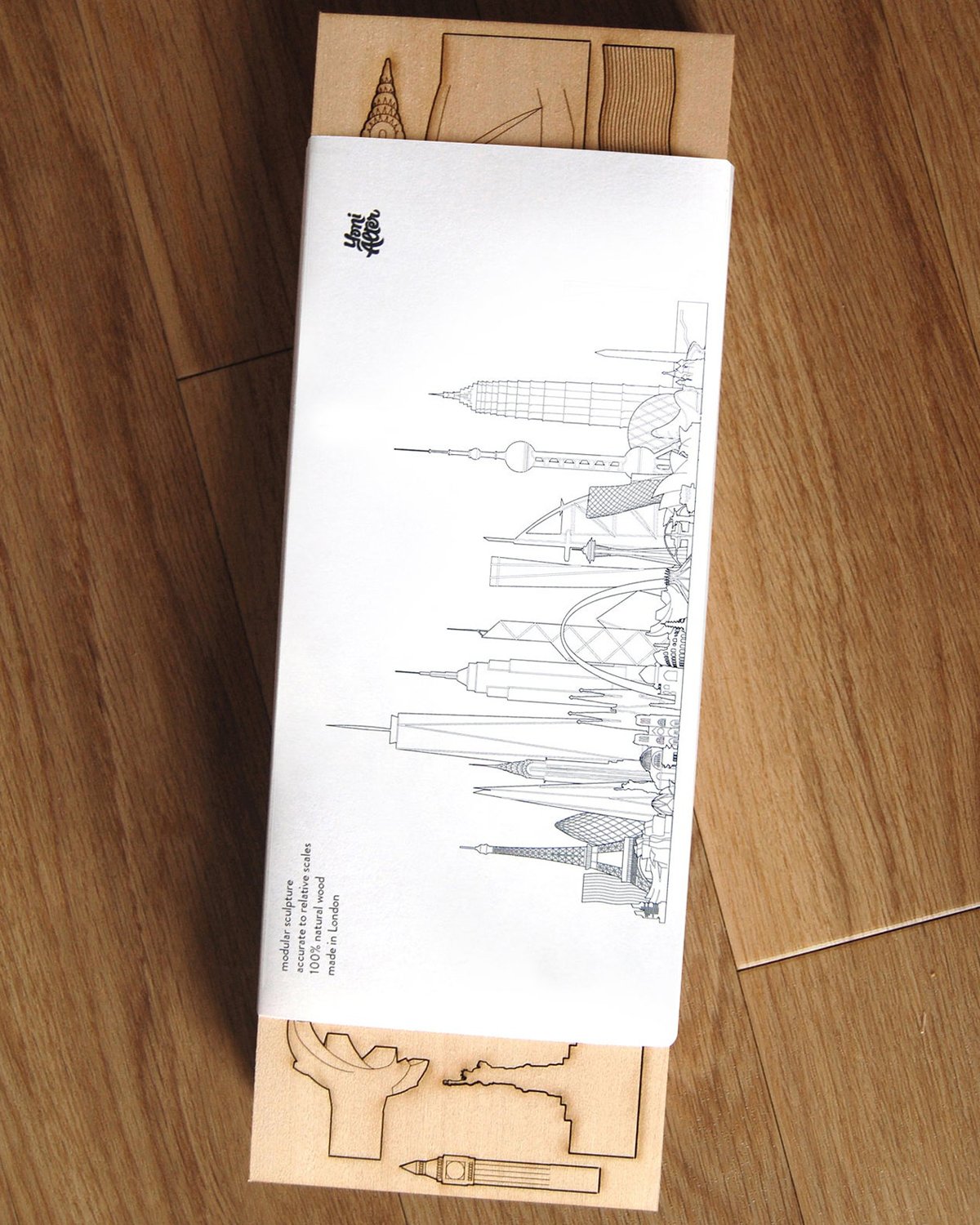 Sculpture ICONIC STRUCTURES Wooden Modular