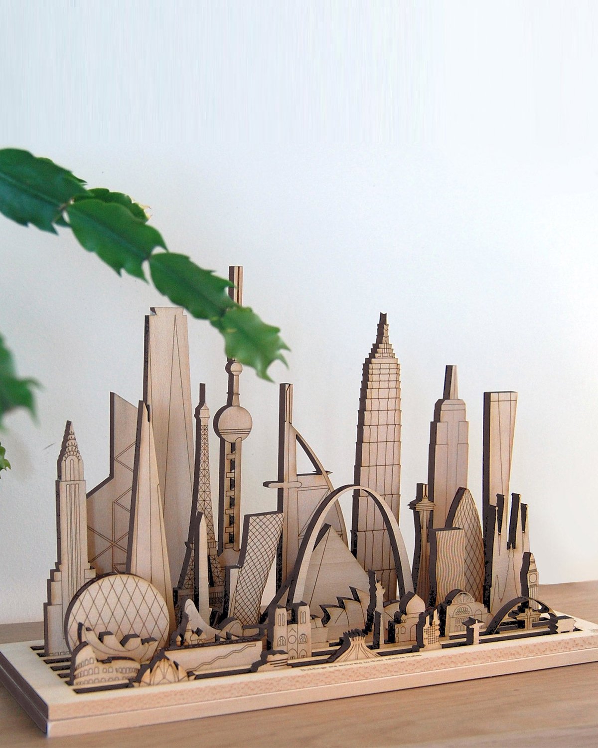 Sculpture ICONIC STRUCTURES Wooden Modular