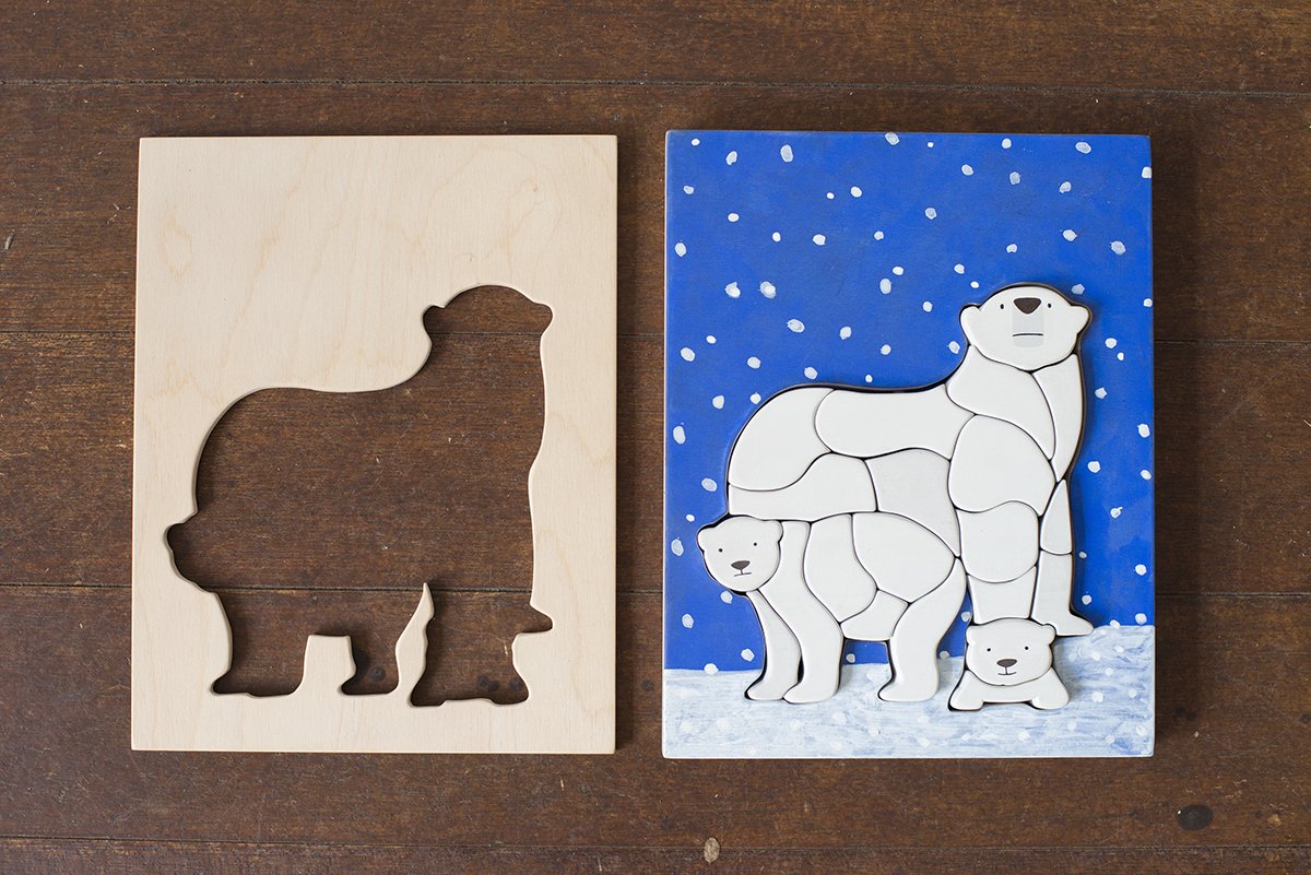 Eguchi Toys Puzzle POLAR BEAR