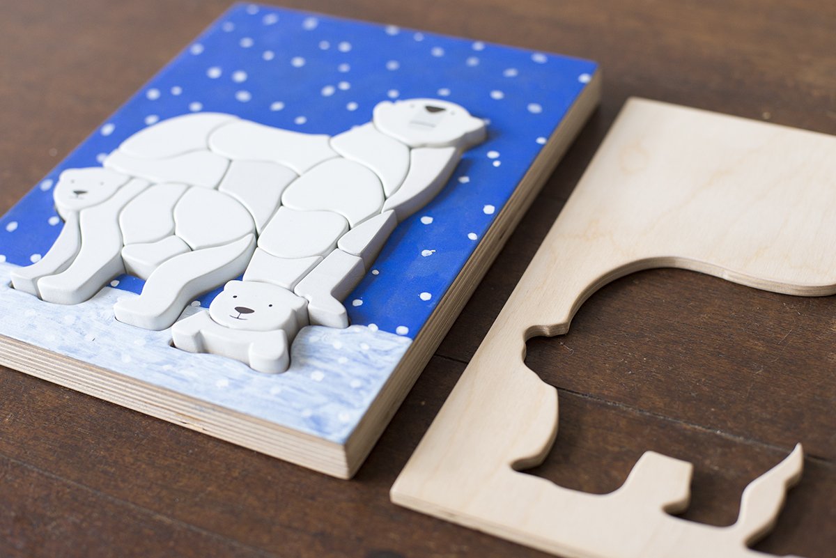 Eguchi Toys Puzzle POLAR BEAR