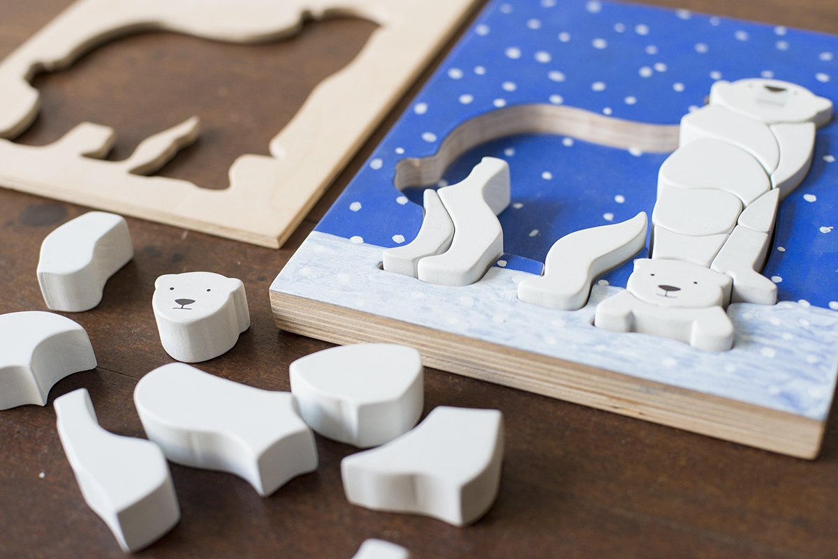 Eguchi Toys Puzzle POLAR BEAR