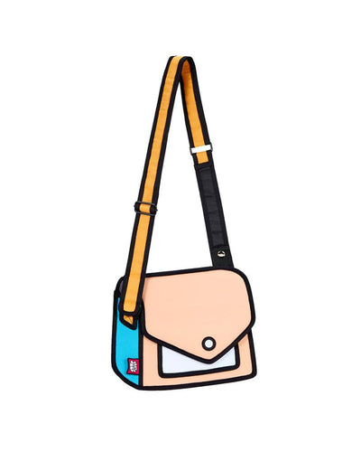 Jump From Paper 2D Shoulder Bag GIGGLE TRIP POP Cantaloupe