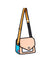 Jump From Paper 2D Shoulder Bag GIGGLE TRIP POP Cantaloupe