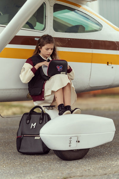 Light Plus Nine Backpack TWEENY TALL Checkered Brick
