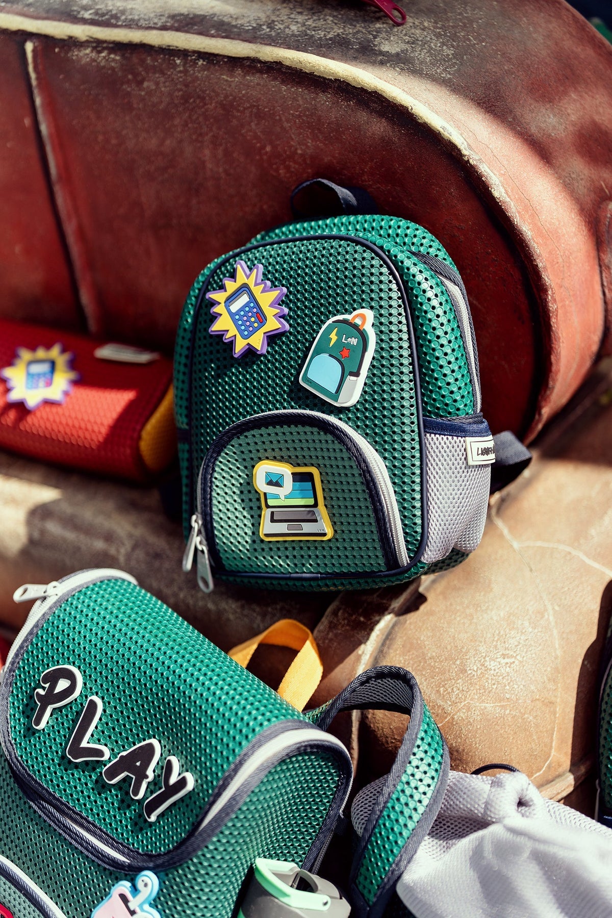 Light Plus Nine Backpack LITTLE STARTER Multi Green