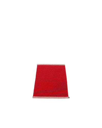 Pappelina Rug MONO Dark Red  image 1