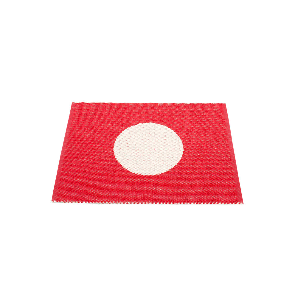 Pappelina Rug VERA Small One Red 2.25 x 3 ft  image 1