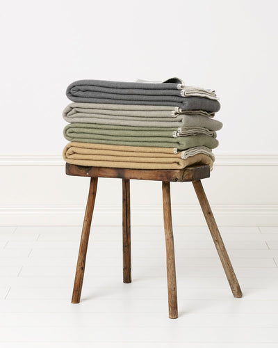 PappelinaBlanket YLVA Dark Linen/Linen  image 3