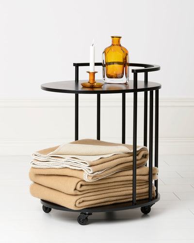PappelinaBlanket YLVA Ochre/Cream  image 3