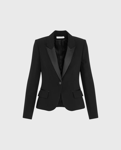 Anne Fontaine Women's Jacket SMART Black Size 42