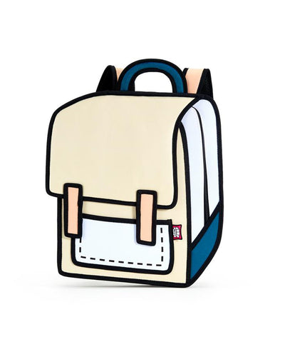 Jump From Paper 2D Backpack SPACEMAN TRIP POP Between the Stars Beige