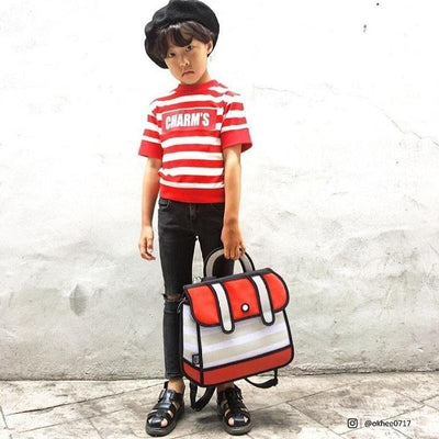 Jump From Paper 2D Backpack STRIPE Image 3