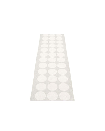 Pappelina Rug HUGO White Metallic  image 1