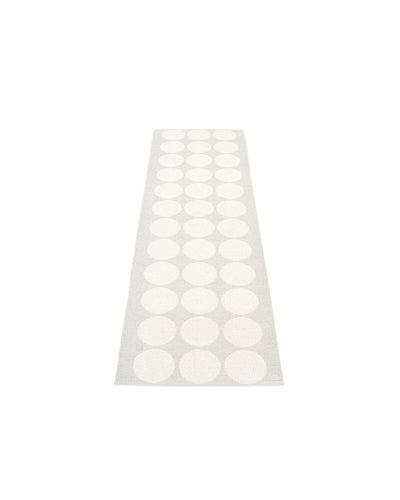 Pappelina Rug HUGO White Metallic  image 1